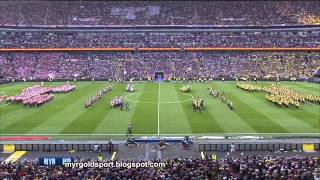 2013 UEFA Champions League Final Opening Ceremony Wembley Stadium London [upl. by Ylahtan66]