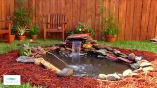 How to Add a Small Waterfall to Your Pond [upl. by Weyermann12]