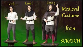 Medieval Costume DIY  Starter LARPFAIR Outfit for 0 [upl. by Aeila963]