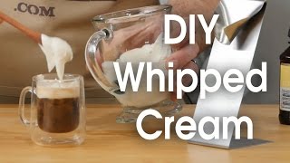 DIY whipped cream in 60 seconds [upl. by Porush]