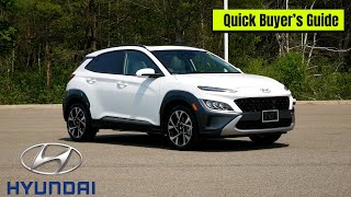 5 Things You Should Know About The 2022 Hyundai Kona  Quick Buyers Guide [upl. by Lukash]