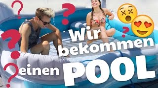 WIR BEKOMMEN EINEN POOL 😵 Roomtour  Update  BibisBeautyPalace [upl. by Tiertza]