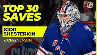 Top 30 Igor Shesterkin Saves from 202122  NHL [upl. by Richy]