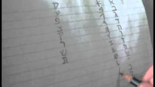 Learn to Write Aramaic  the early epigraphic alphabet [upl. by Rednijar]