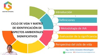 Identificación de aspectos e impactos ambientales [upl. by Ebarta309]