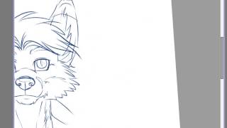 How to Draw a Furry Head Tutorial [upl. by Enale]