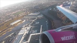 Wizzair Airbus A320232  London Luton to Budapest Full Flight [upl. by Yevoc936]