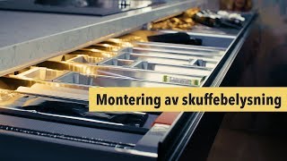 8 Epoq kjøkken – Skuffebelysning [upl. by Airdnahc184]