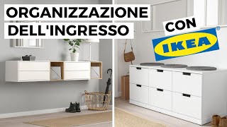 ORGANIZZARE e arredare l’INGRESSO con IKEA [upl. by Christis]