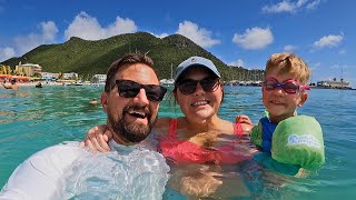 Disney Fantasy Halloween Cruise Day 4  St Maarten Beach Day Pirate Night amp Fireworks At Sea [upl. by Llerrah164]