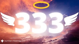 ANGEL NUMBER 333  Meaning [upl. by Auqinahs]