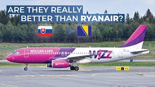 TRIPREPORT  WizzAir ECONOMY  Bratislava  Tuzla  Airbus A320 [upl. by Kreager]