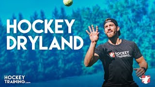 6 Dryland Hockey Drills  Speed Agility Conditioning Training 🏒 [upl. by Ymorej796]