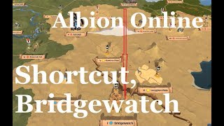 Albion Online  Caerleon to Bridgewatch fast almost safely [upl. by Adalheid]