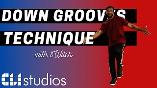 Down Grooves Technique  tWitch Full HipHop Dance Class  CLI Studios [upl. by Marlon476]