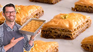 How to Make Baklava  Preppy Kitchen [upl. by Ahsiemal674]