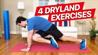 4 Dryland Exercises for Swimmers [upl. by Adamsun]