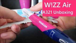 Airbus A321  Wizz Air  Original Airplane Model  Unboxing and Assembly [upl. by Anoid]