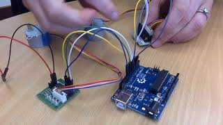 How to wire and code 28BYJ48 Stepper Motors with an Arduino  Part 1 [upl. by Siraved]