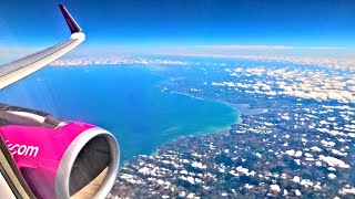 Wizzair Airbus A321231  London Luton to Fuerteventura Full Flight [upl. by Hussey]