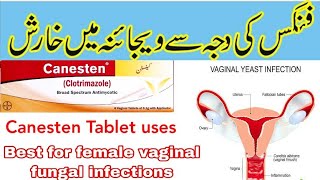 Canesten tablet Uses in urdu  Vaginal Yeast infections [upl. by Elok134]