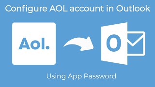 Configure AOL account in Outlook [upl. by Ovatsug]