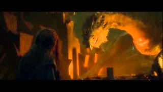 The Hobbit The Tolkien Edit — Smaug attacks the Dwarves [upl. by Ramor]