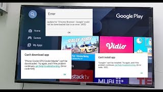 How to Fix All Google Play Store Errors in Smart TV Android TV [upl. by Norahs824]