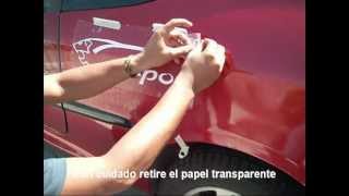 Tutorial vinil colocacion auto [upl. by Aissert]