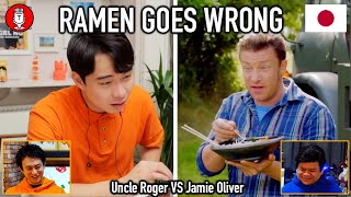 166 Japanese React to Uncle Rogers Jamie Oliver ALMOST Made Ramen [upl. by Rothmuller]