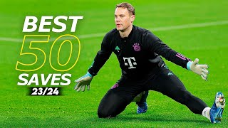 Best 50 Goalkeeper Saves 202324  HD 13 [upl. by Airtened5]