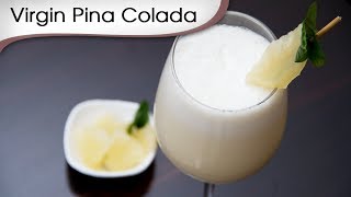 Virgin Pina Colada  Easy To Make Tropical Fruit Drink Recipe By Ruchi Bharani [upl. by Louanne]