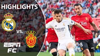 Mallorca vs Real Madrid  LALIGA Highlights  ESPN FC [upl. by Adnohsal]