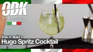 How to make a Hugo Spritz Cocktail ODK Elderflower [upl. by Nerual]