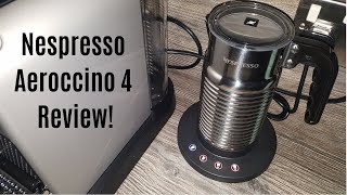 Nespresso Aeroccino 4 Milk Frother Review  Worth upgrading from the Aeroccino 3 [upl. by Juanita]