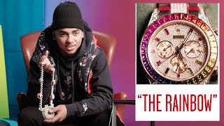 Ozuna Shows Off His Insane Jewelry Collection  On the Rocks  GQ [upl. by Samau]