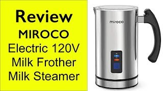 Review Miroco Milk Frother  How to make froth milk at home [upl. by Lilly]