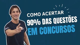 Como acertar 90 das questões em concurso públicos [upl. by Arte201]