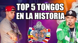 TOP 5 TONGOS  Los 5 Mayores Tongos De La Historia De La Red Bull Batalla De Los Gallos [upl. by Liatris]