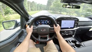 2022 Ford F150 Tremor POV Drive Impressions and ASMR [upl. by Ttekcirc]