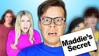 Maddie SECRET REVEAL with Strangers in Our HOUSE Challenge [upl. by Bernadine922]