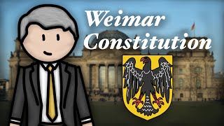 191933 The Weimar Constitution  GCSE History Revision  Weimar amp Nazi Germany [upl. by Tod]