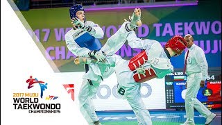 2017 World Taekwondo Championships MUJU  Final match Men 74kg [upl. by Najtsirk395]