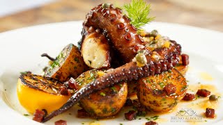 Grilled Spanish Octopus – Bruno Albouze [upl. by Ydoc831]