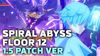 4K AR57 Chongyun Spiral Abyss Ver 15 Floor 12 FULL 9 STARS Genshin Impact [upl. by Adidnac]