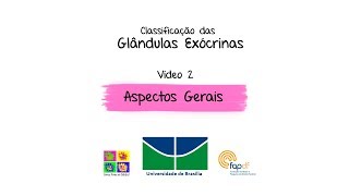 2 Classificação das Glândulas Exócrinas [upl. by Krigsman281]