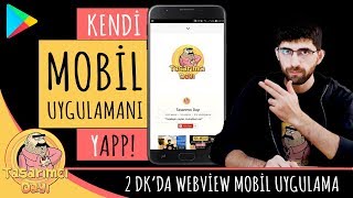 KENDİ MOBİL UYGULAMANI YAP Ücretsiz ve Basit Mobil Uygulama Nasıl Yapılır [upl. by Jermaine]