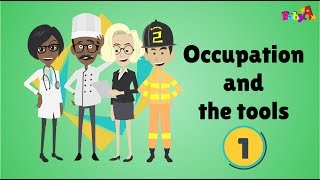 Occupation  Jobs Learning  by BabyA Nursery Channel [upl. by Oicnanev]