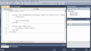 Visual Basic Tutorial  59  Introduction To Arrays [upl. by Anbul]