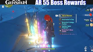 Genshin Impact  AR 55 Bosses amp Weekly Boss Rewards World Level 8 [upl. by Hurff386]